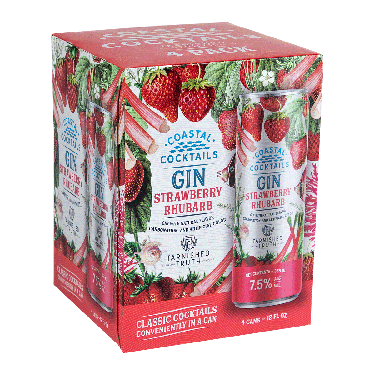 Coastal Cocktails - STRAWBERRY RHUBARB