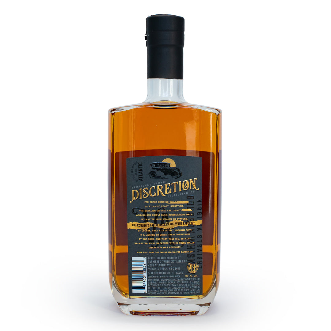 DISCRETION SINGLE BARREL SELECTION Virginia Straight Bourbon Whiskey