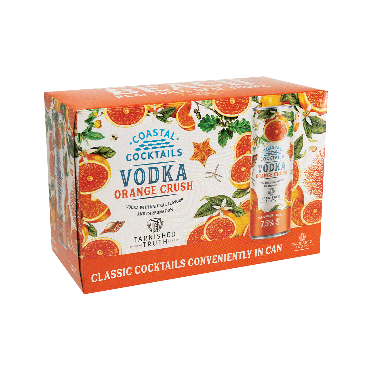 Coastal Cocktails - ORANGE CRUSH 8 Pack