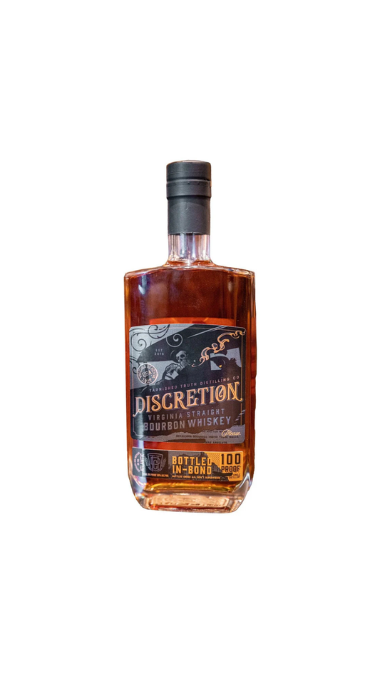 DISCRETION BOTTLED IN-BOND -  Virginia Straight Bourbon Whiskey