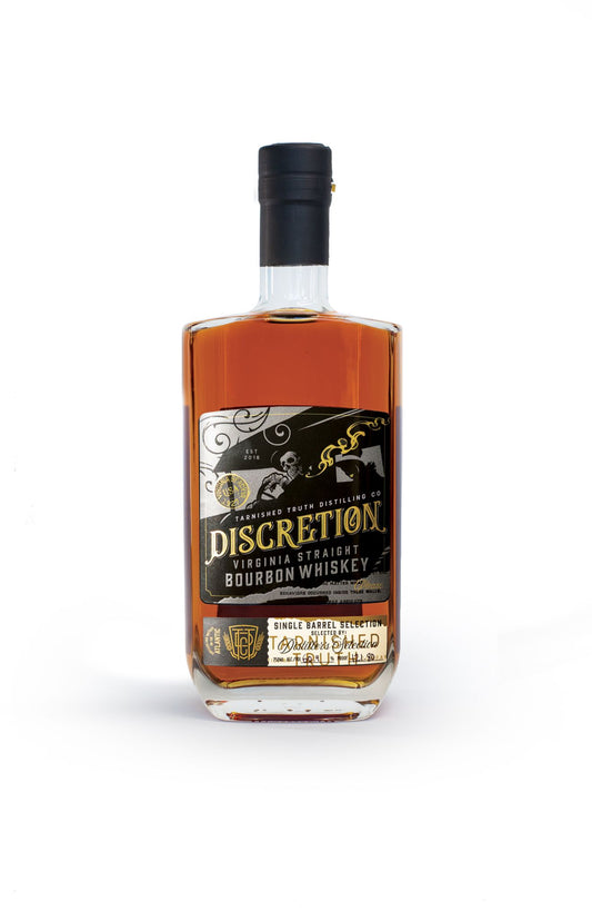 DISCRETION SINGLE BARREL SELECTION Virginia Straight Bourbon Whiskey