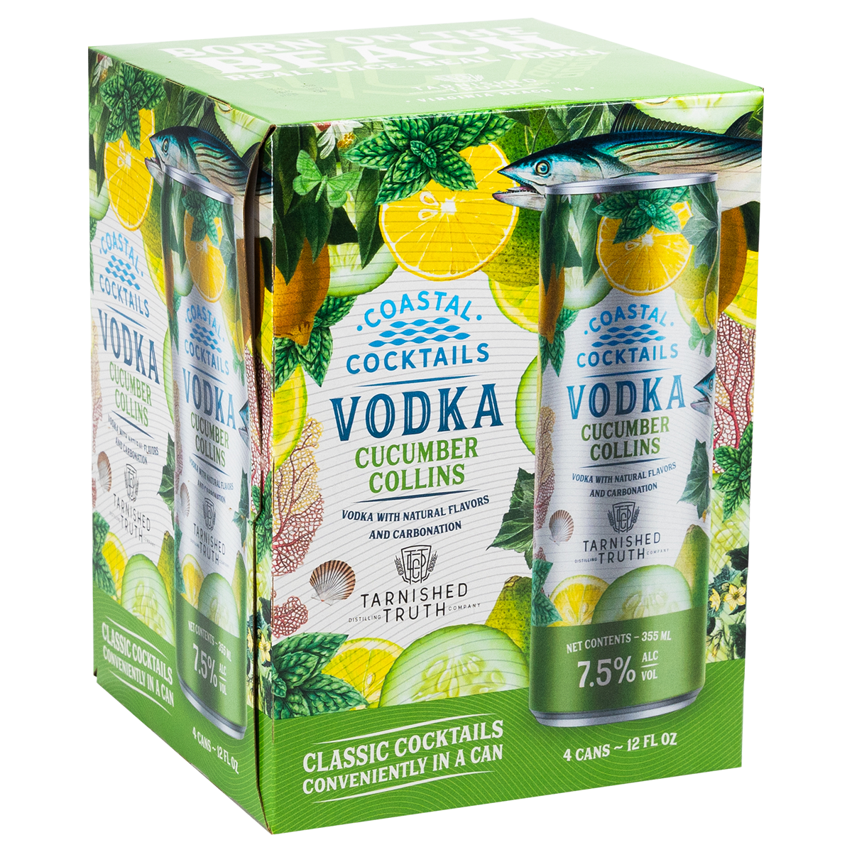 Coastal Cocktails - CUCUMBER COLLINS